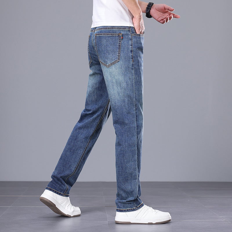 Unisex Classic Denim Jeans Loose Fit Daily Outdoor Wear - Image 4