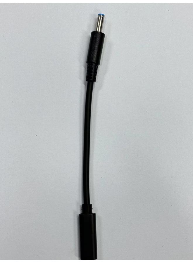 Typec Female To DC Multiple Specifications Charging Extension Cable Suitable For Notebook Pd Lure 65W Fast Charging Adapter Cable-Color:4530HP Straight Head  - Image 1