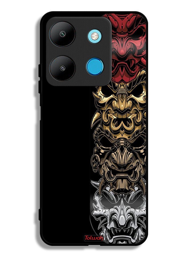 Tolwak Infinix Smart 7 Protective Case Cover Heads Art - Image 1