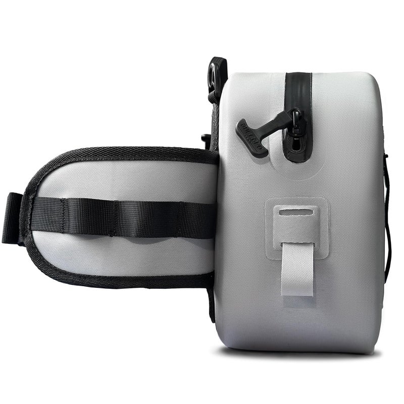 Buffalo Gear Waterproof Submersible Fanny Pack,Large Fly Fishing Waist Pack 8.9L Submersible lumbar pack with Airtight Zipper,Grey - Image 4
