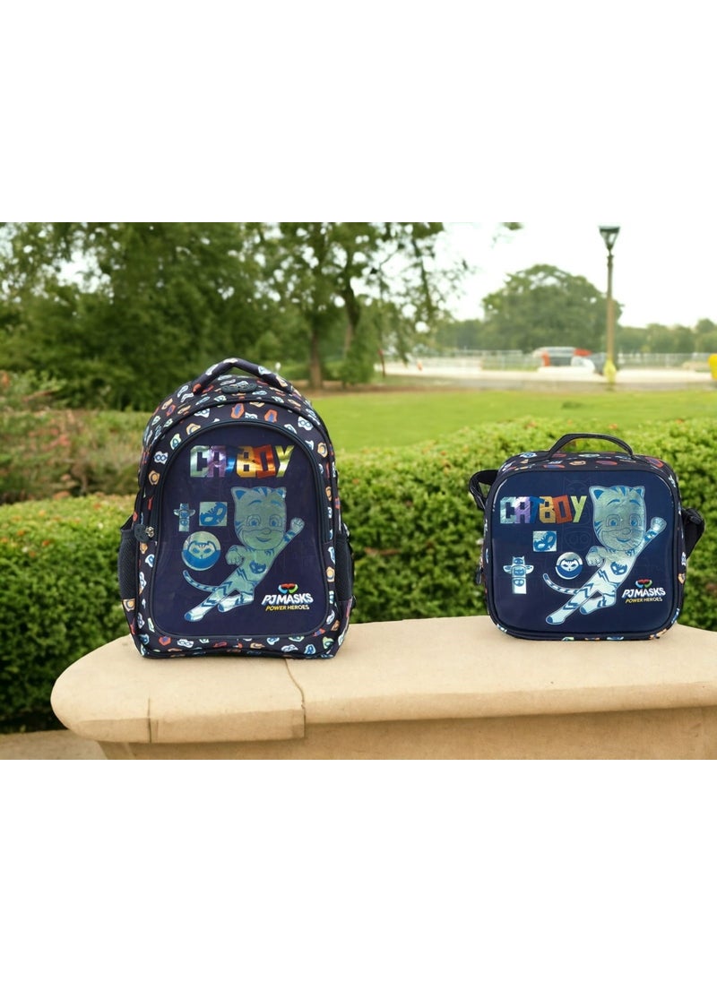 Me Çanta Me Bag Pj Masks Power Heroes Licensed Men's School Bag Set (4 Pieces)  - Image 3