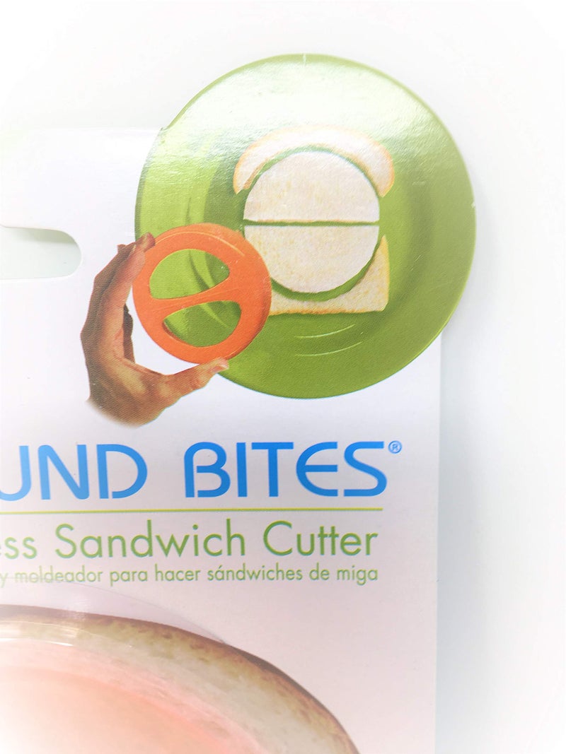 ginsey Sandwich Cutters Round Bites Translucent in Orange - Image 2