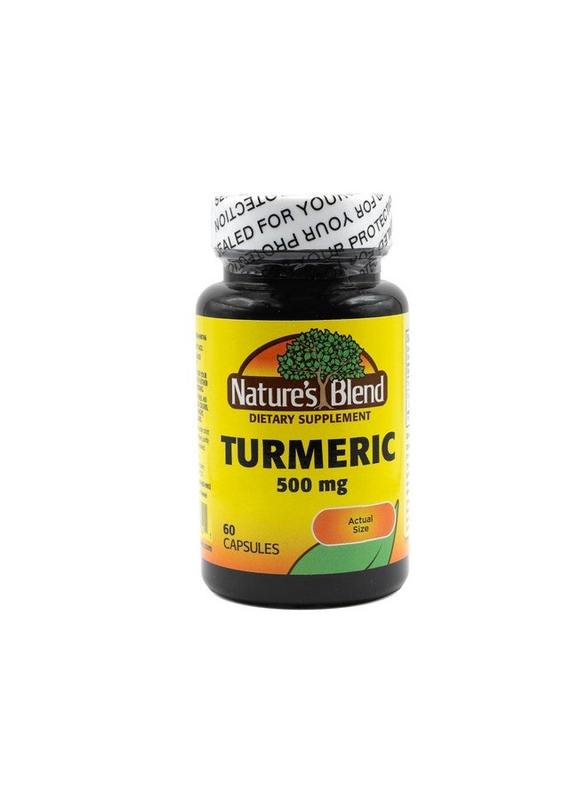 Nature's Blend Turmeric 500 mg 60 Capsules - Image 1