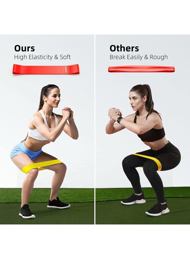 RenoJ Resistance Bands, Exercise Workout Bands for Women and Men, 5 Set of Stretch Bands for Booty Legs - Image 3