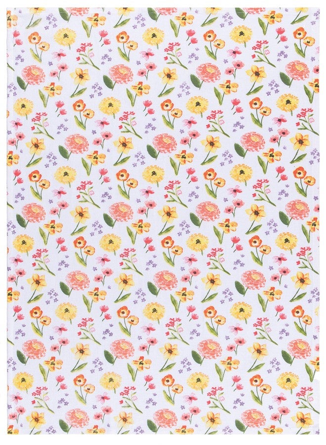ناو ديزاينز مناشف مطبخ فلورساك سريعة الجفاف من Now Designs، مجموعة مناشف يد قطنية، 3 قطع، بنقشة زهور الكوخ، 20 × 30 بوصة - Image 4