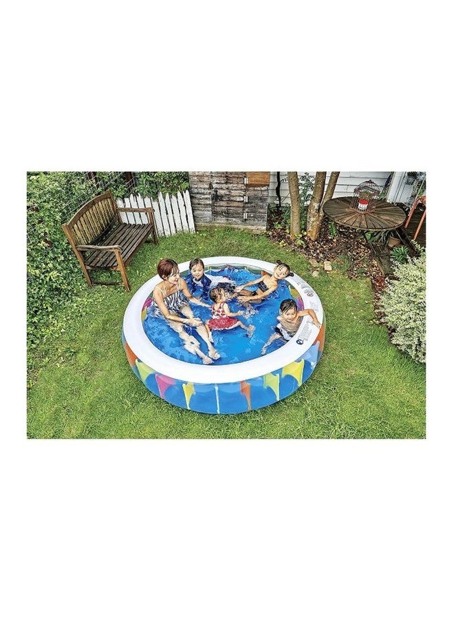 حوض سباحة دائري قوس قزح 190x50 سم - 10628 - Image 3