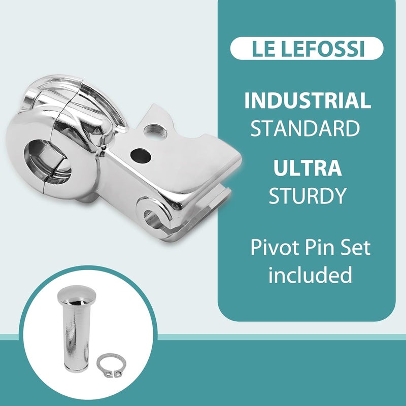 LE LEFOSSI Chrome Clutch Lever Mount Bracket for Harley Touring 96-07 Dyna Softail - Image 4