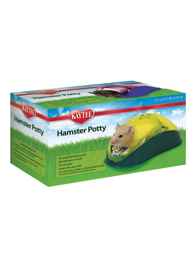 Kaytee Hamster Potty Assorted 6 Inches x 3.5 Inches x 2.75 Inches - Image 1