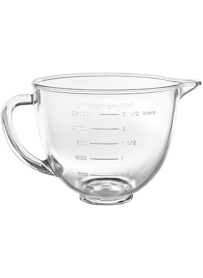KitchenAid - KitchenAid 3.5 Quart Tilt-Head Glass Bowl - KSM35GB, Clear - Image 1