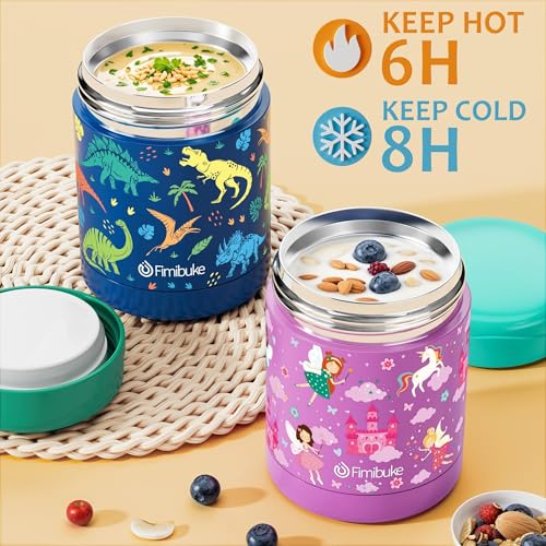Fimibuke Bento Lunch Box for Kids with Thermos, 3-Compartment 32OZ Snack Lunch Container, Lunch Bag, 12OZ Insulated Food Jar & Ice Pack Set for Age 3-12 School Daycare Toddler Teen Girls Boys, Gamepad - Image 5