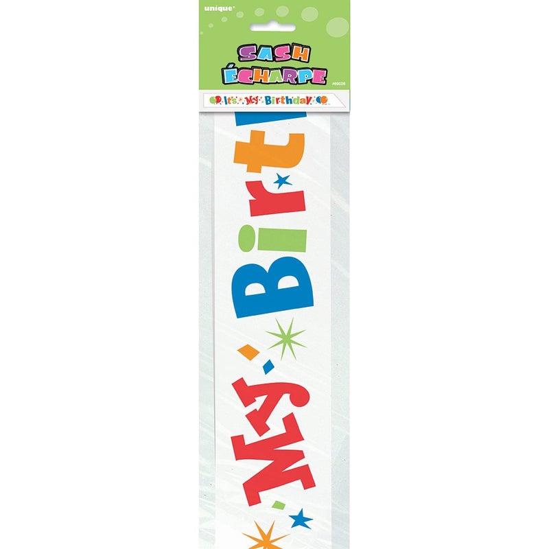 Unique "It's My Birthday" Satin Sash - 1 Pc. - Elegant Celebration Accessory For Parties & Events - Image 2