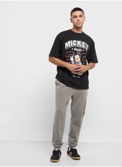 Disney Graphic Mickey Mouse Oversized T-Shirt  - Image 4