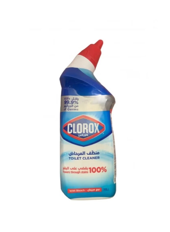 كلوركس منظف المراحيض يقضي على البقع مع مبيض 709 مل - Image 1