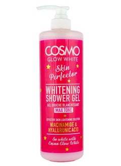 COSMO Cosmo Glow White Skin Perfector Whitening Shower Gel 1000ml, Effective Skin Lightening Solution, Niacinamide & Hyaluronic Acid, Cleanses & Moisturizes the Skin  - Image 1