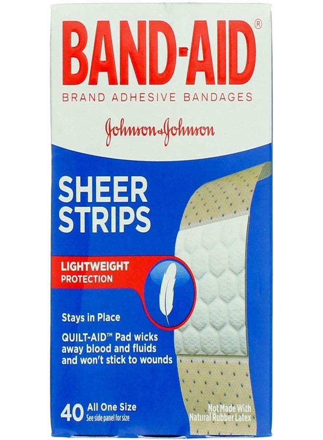 BAND-AID® Brand TRU-STAY™ Sheer Bandages All One Size, 40 Count - Image 1