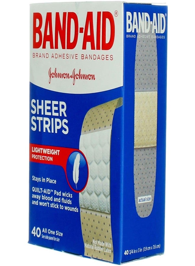BAND-AID® Brand TRU-STAY™ Sheer Bandages All One Size, 40 Count - Image 5