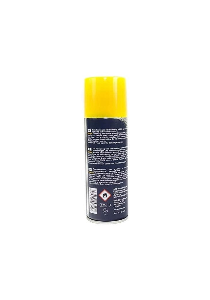 MANNOL 9978 Anti-Fungi, Bacteria and Virus, AC Disinfectant Odour Removal Car Sanitiser Spray - Image 4