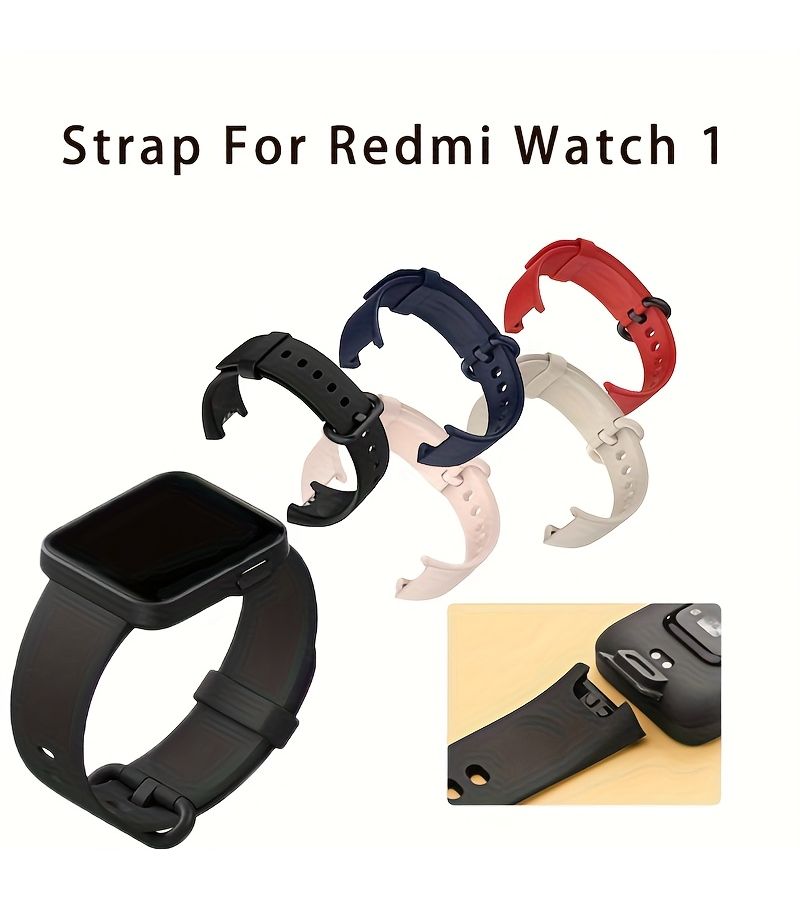 حزام ساعة ذكي متوافق مع اللون الأحمر لساعة Watch Lite و Watch 1، بديل متين - Image 1