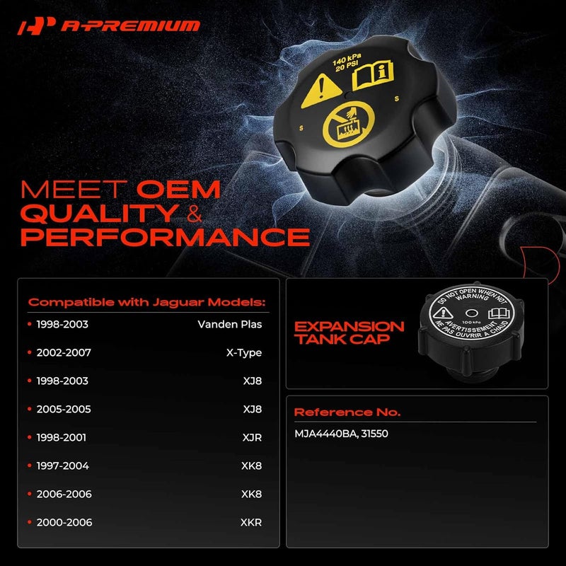 Radiator Surge Tank Cap for Jaguar Models - Image 2