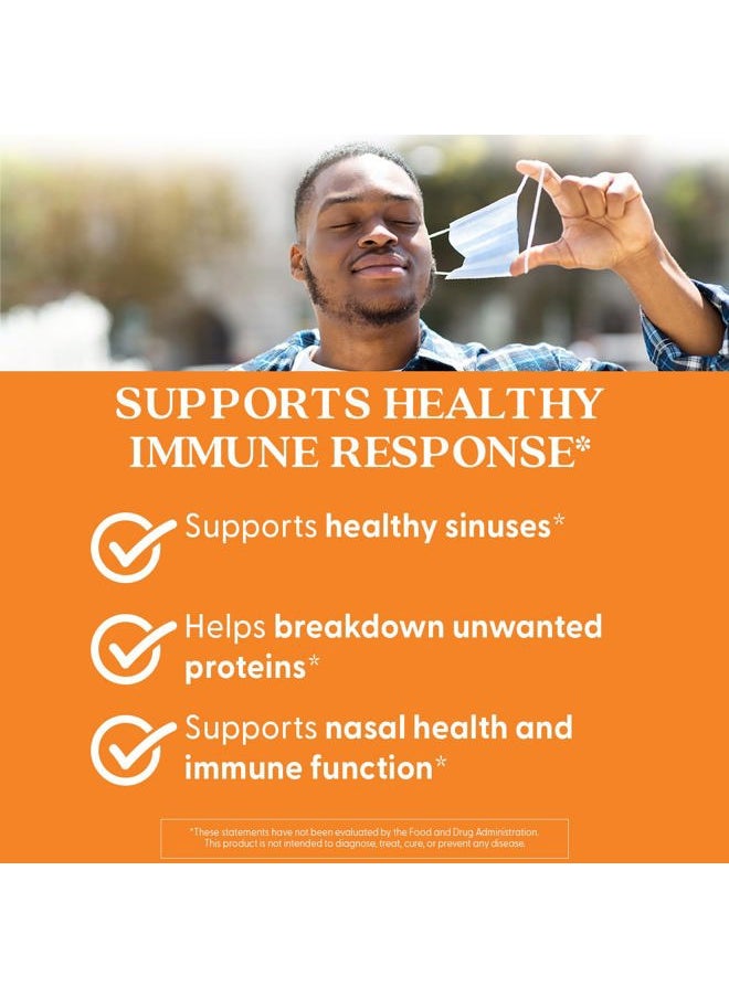 Doctor's BEST Doctors BEST Serrapeptase, 40,000 SPU, Supports Sinus Health, Non-GMO, Vegan 90 Veggie Caps  - Image 5