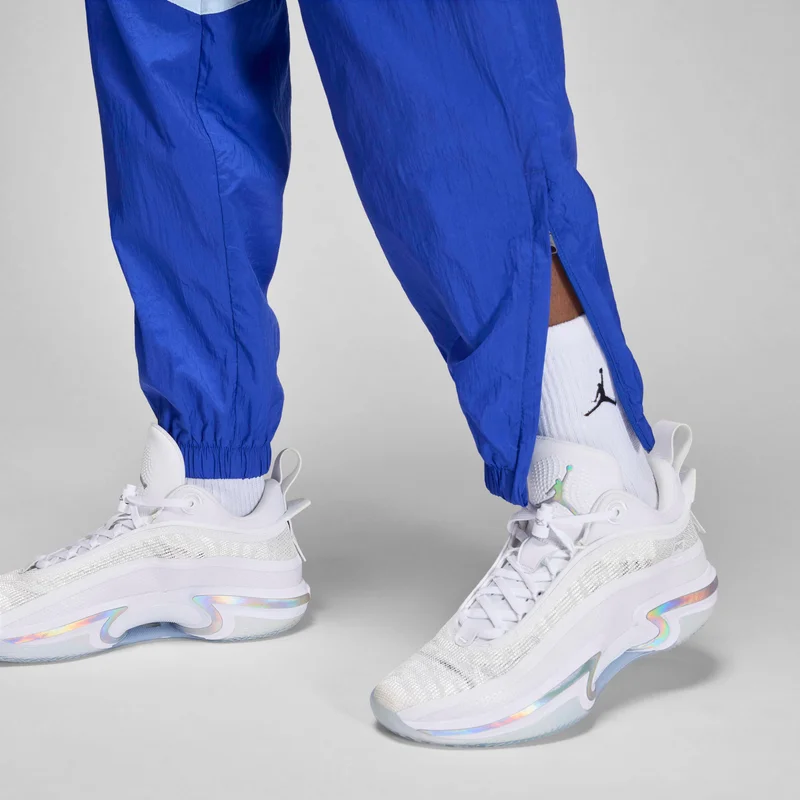 Jordan blue multi Men's JAM x Fédération Française de Basketball Sport Warm-Up Trousers for Men | Best Price UAE