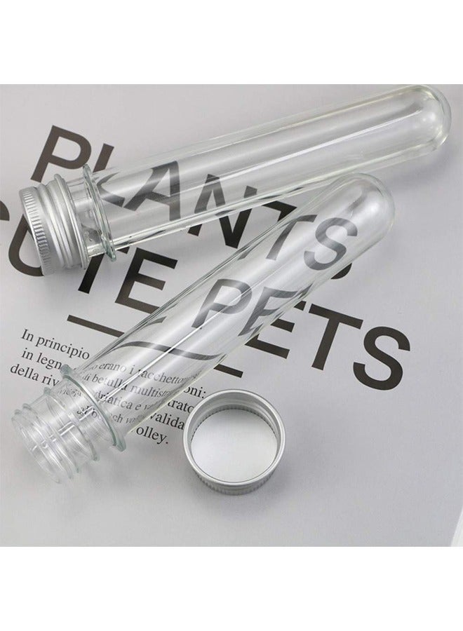 10 Pcs Test Tubes 40ml(140mm), High-Impact Clear Plastic Test Tubes with Screw Caps, Party Decoration, Drinks Deployment, Bath Salt Candy Tubes Plastic Vials  - Image 5