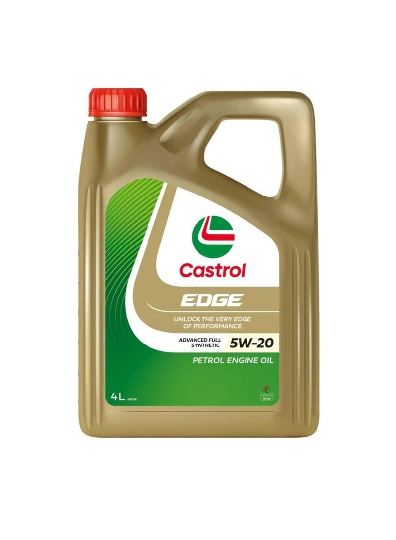 Castrol 4L EDGE Advanced Full Synthetic Engine Oil 5W-20 - Petrol Engines