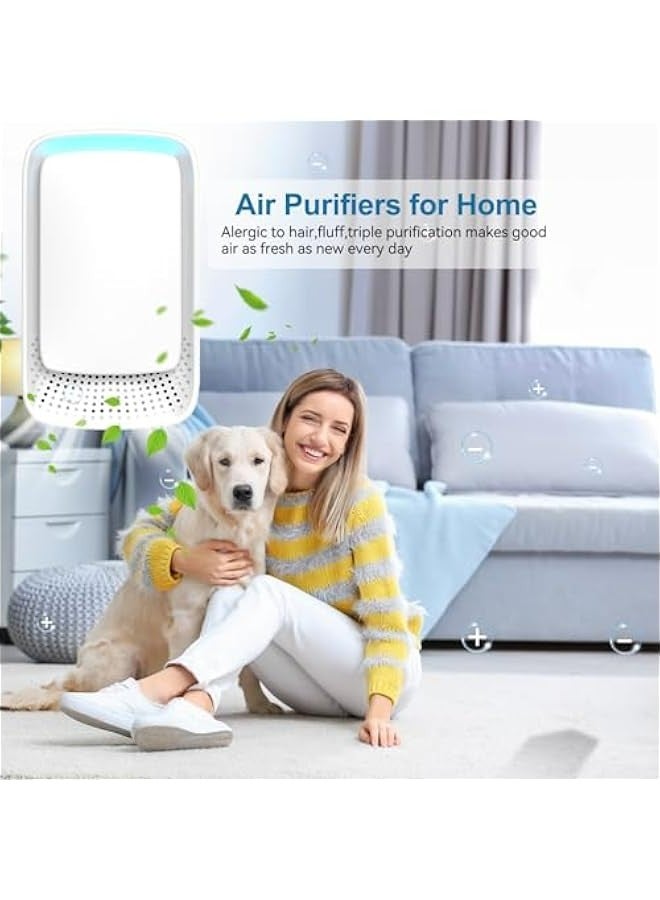 Home Plug-in Ionic Air Purifier for Bedroom Office Portable Mini Ionizers  - Image 1