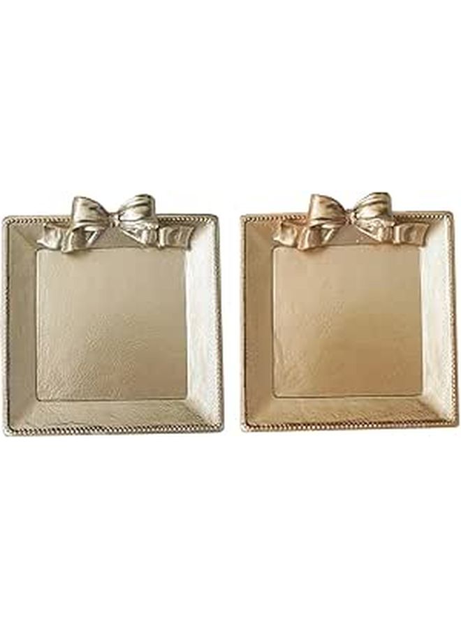 Vintage Nordic Silver Retractable Trays For Photography Props Decor - Image 1
