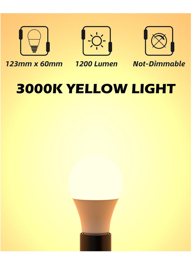 Generic 1 Pack Of E27 Screw LED Bulb Equivalent – Yellow Light , Non-Dimmable  - Image 4