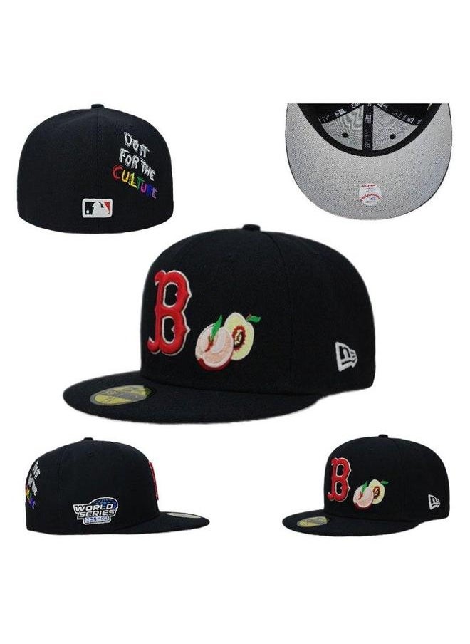 NIBEMINENT - New era Fashionable Embroidered Baseball Cap For Daily Wear And Outdoor Sports-55.8CM - Image 1