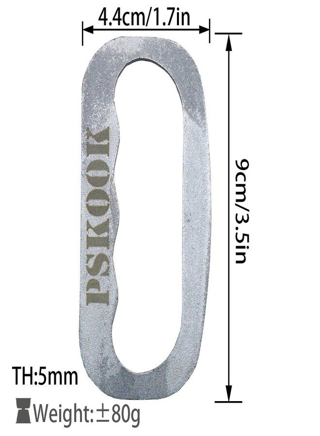 PSKOOK Flint and Steel Single High Carbon Steel Fire Striker English Flint Stone Emergency Jute Tinder Bushcraft - Image 3