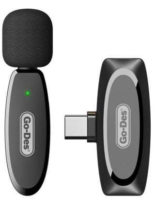 Auto-Syncs Clip-on 2.4G Wireless Lavalier Microphone For Type-C And Android Devices 20M Accessibility - pzsku/Z235045C51CEDEE717933Z/45/_/1693391402/5c098082-9b2d-4f55-a8f9-b3a6c4f01d6b