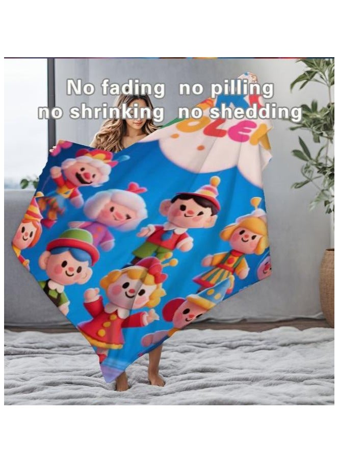 general Children's or student cartoon flannel thin blanket (warm and comfortable, suitable for sleep, games) 100cm*150cm - 603  - Image 1