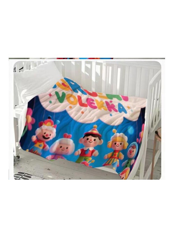 general Children's or student cartoon flannel thin blanket (warm and comfortable, suitable for sleep, games) 100cm*150cm - 603  - Image 3