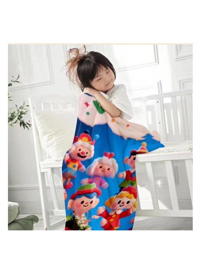 general Children's or student cartoon flannel thin blanket (warm and comfortable, suitable for sleep, games) 100cm*150cm - 603  - Image 4