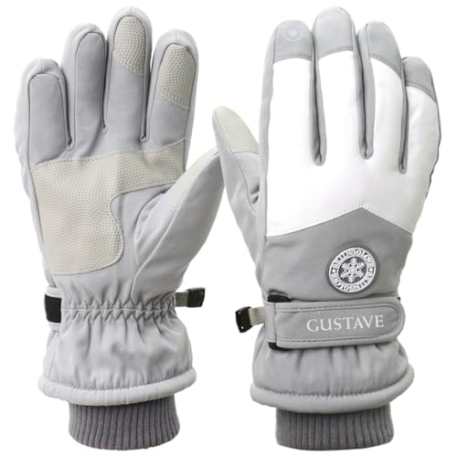 GUSTAVE® Winter Gloves for Women Outdoor Riding Gloves for Women Winter Hand Gloves Splashproof Windproof Winter Gloves with Touch Screen Design Fashion Women Outdoor Winter Gloves for Riding, Hiking - Image 1