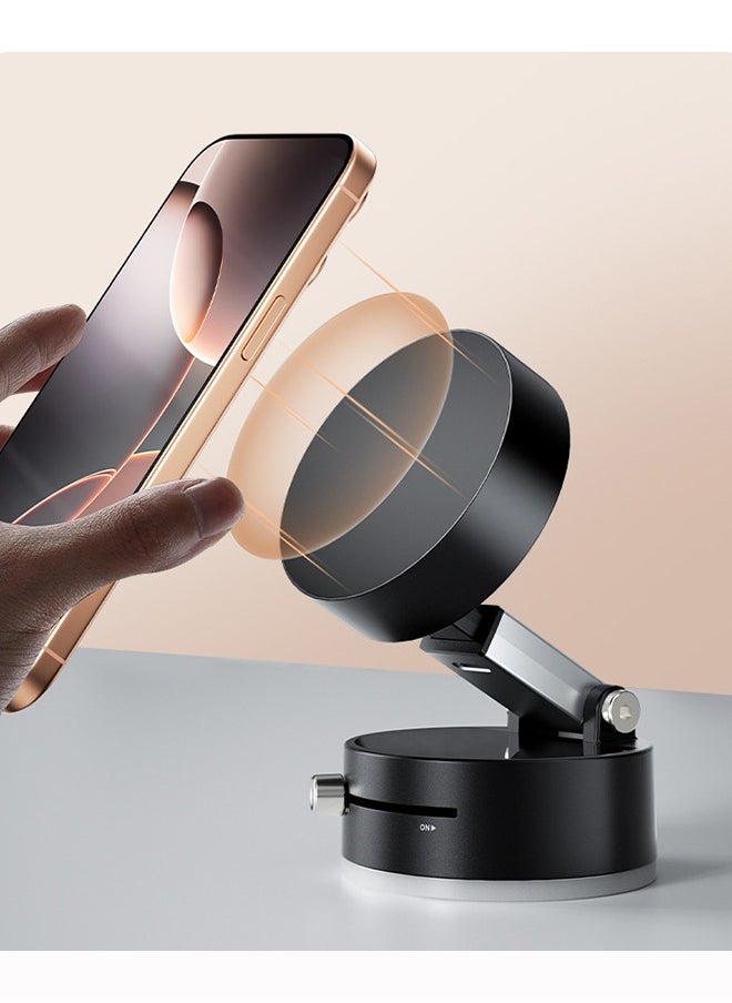 HOOPZOZA Ultra-Strong Magnetic Car Phone Mount and Dust-proof Adhesive Suction Cup phone holder Universal Double-Sided Exchangeable Adsorption Compact and Portable for Car Desk Dorm Kitchen Business Travel  - Image 3