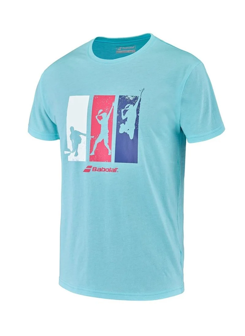 Babolat Babolat Padel Tshirt Padel-6Ms23441-4096, Color - Blue, (French Brand)