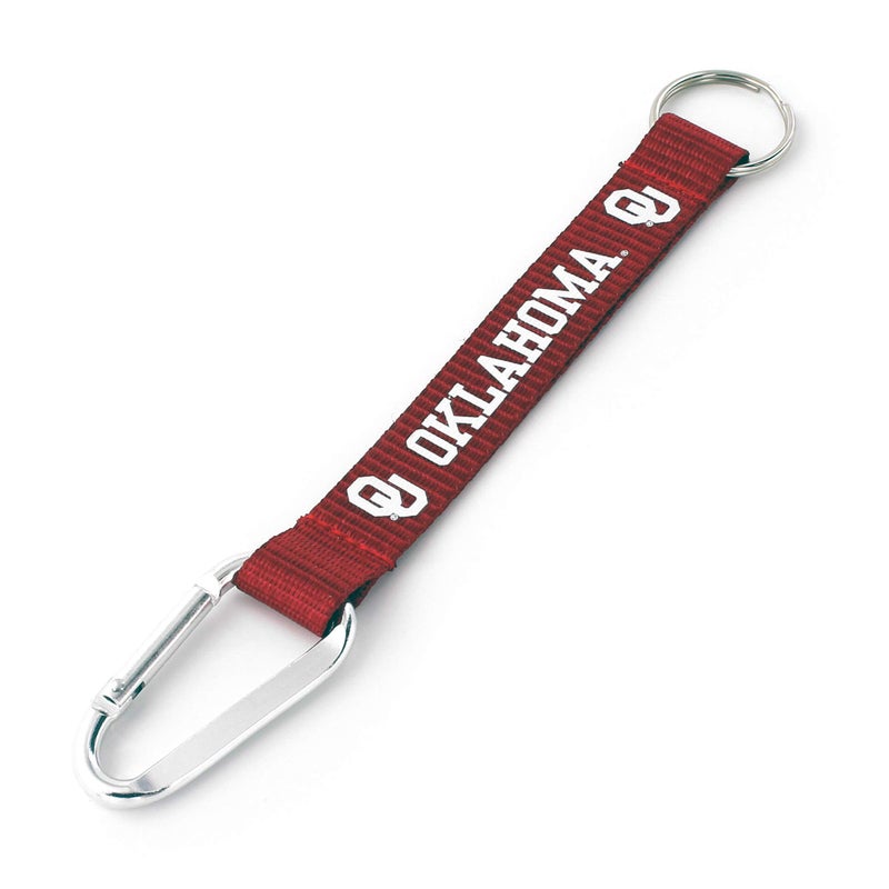 aminco NCAA Oklahoma Sooners Carabiner Lanyard Keychain - Image 4