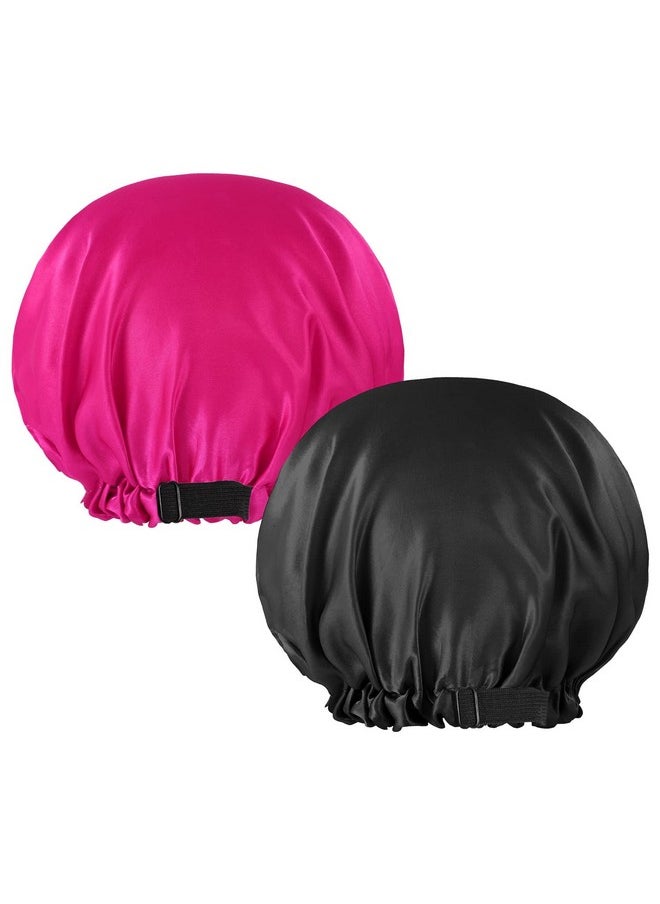 WSICSE - 2 Pcs Baby Kids Bonnets Adjustable Bonnet For Kids Toddler Double Layer Satin Bonnet For Sleeping - Image 1