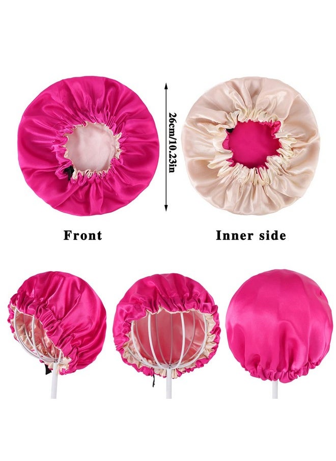WSICSE - 2 Pcs Baby Kids Bonnets Adjustable Bonnet For Kids Toddler Double Layer Satin Bonnet For Sleeping - Image 1
