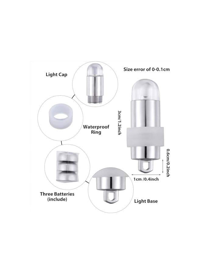 The Bros 20 Pieces LED Balloon Lights Mini Battery Powered LED Party Lights Bulbs for Paper Lantern Balloon Wedding Halloween Christmas Party Decoration Centerpieces (Multicolor) - Image 3