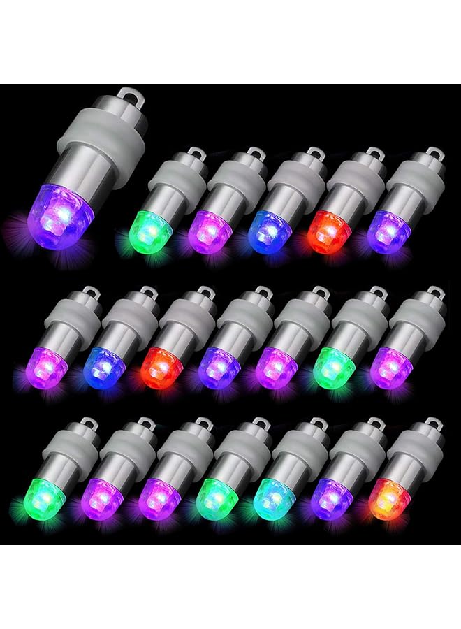 The Bros 20 Pieces LED Balloon Lights Mini Battery Powered LED Party Lights Bulbs for Paper Lantern Balloon Wedding Halloween Christmas Party Decoration Centerpieces (Multicolor) - Image 1