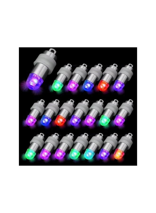 The Bros 20 Pieces LED Balloon Lights Mini Battery Powered LED Party Lights Bulbs for Paper Lantern Balloon Wedding Halloween Christmas Party Decoration Centerpieces (Multicolor) - Image 2