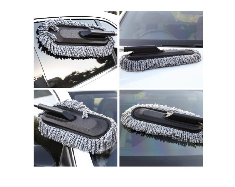 Winberg Car Cleaning Kit with Microfiber Towels, Duster, Brushes, and Gloves Car55 - Image 5
