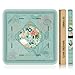 Deyimmei Neoprene Mahjong Mat for Table 315x315  NonSlip Noise Reduction Cover with Storage Pockets American Rules  CreaseFree Rolled Shipping Tropical Bloom - Image 2