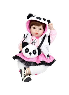 Aori Aori Reborn Baby Dolls - Realistic Baby Doll 22 inch Lifelike Newborn Baby Girl Doll with Panda Theme Gift Set  - Image 3