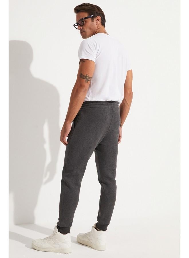 June Men Shirred Sweatpant Anthracite - Image 5