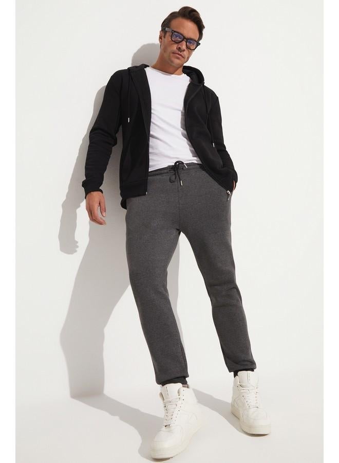June Men Shirred Sweatpant Anthracite - Image 2